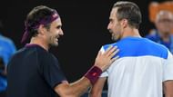 Federer (left)